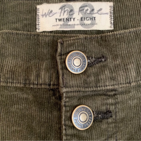 Free People Corduroy Jeans, size 28 - Picture 6 of 10
